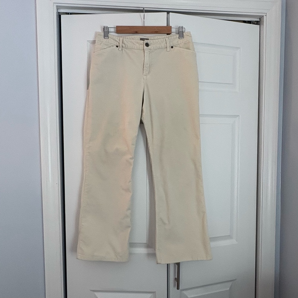 Stretch Corduroy Petite Wide-Leg Pants - Picture 2 of 8